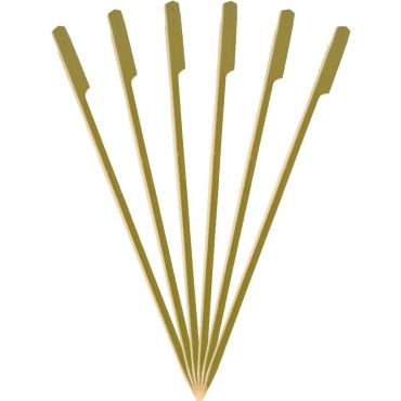9.5" Bamboo Paddle Pick Skewer